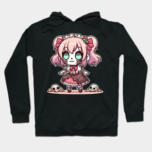 Kawaii Zombie Girl Hoodie